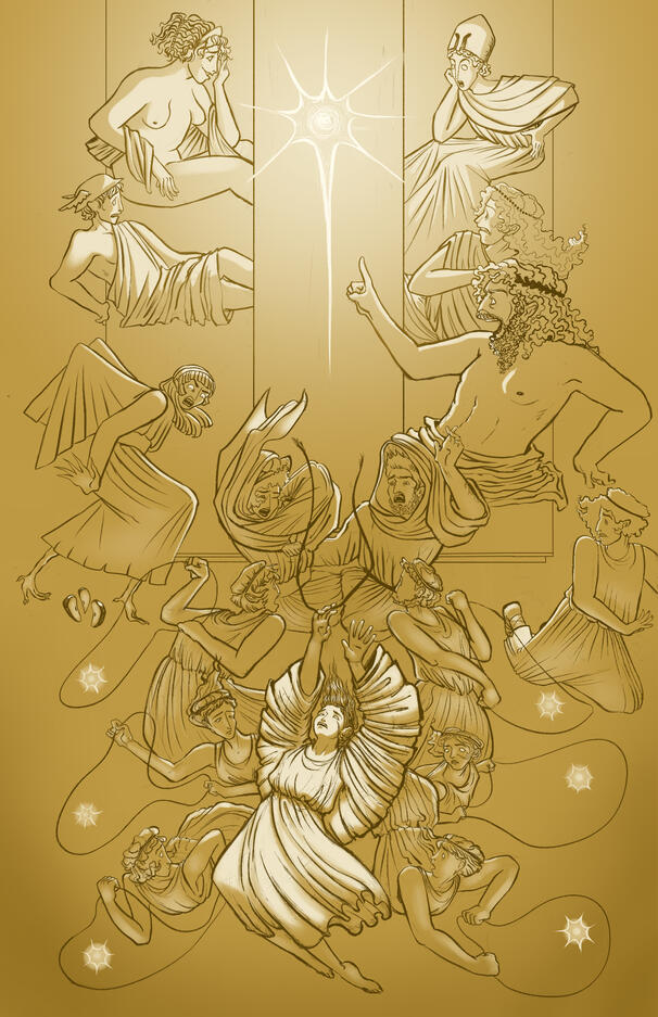 Merope Interrupts the Wedding of Peleus and Thetis (2025)